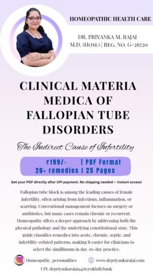 Fallopian Tube Disorders Homeopathic Therapeutics