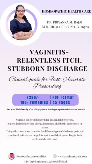 Vaginitis Homeopathic Therapeutics