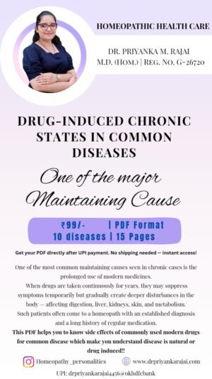 Drug-Induced Chronic States In Common Diseases