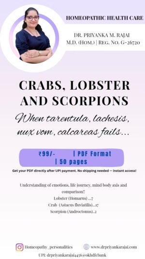 CRABS, LOBSTER AND SCORPIONS