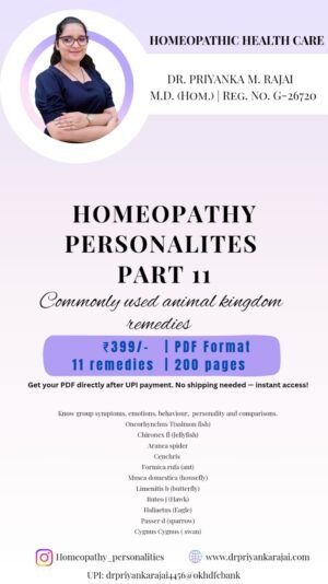 Homeopathy Personalities Part 11