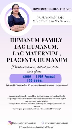 LAC HUMANUM, LAC MATERNUM AND PLACENTA HUMANUM